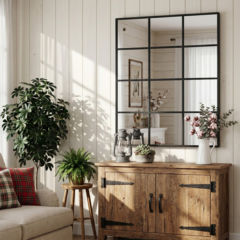 Miroir mural pour fenêtre, 36 po x 40 po