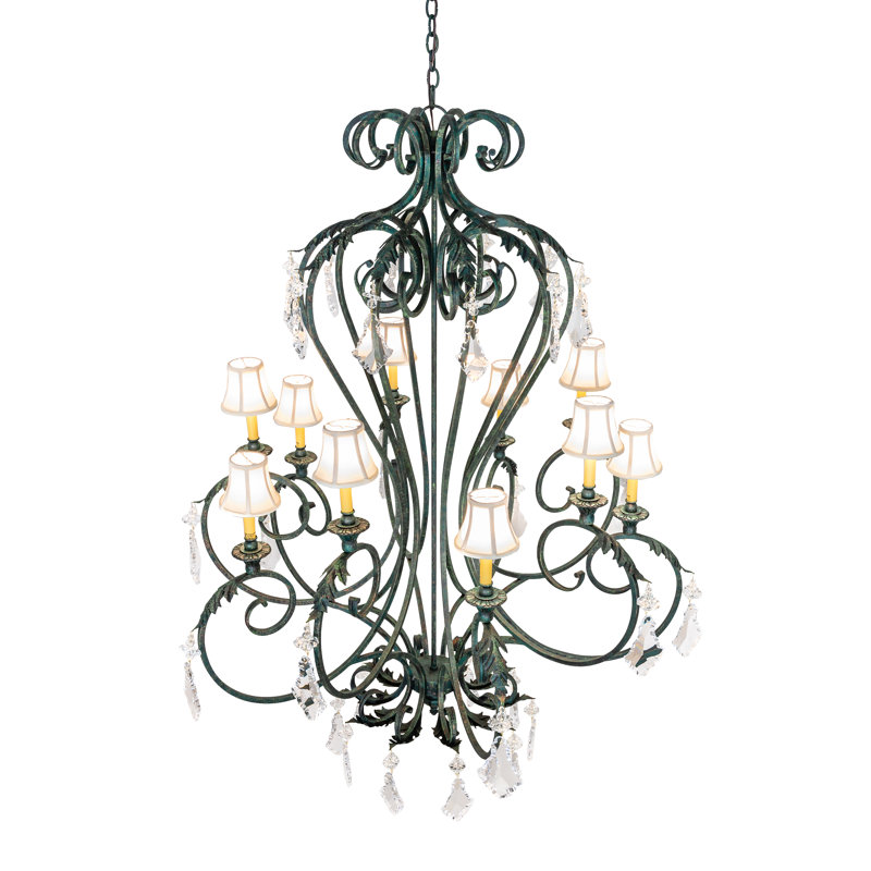 52" Wide Josephine 10 Light Chandelier