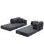 Canapé-lit convertible, canapé-lit pliant en tissu mélangé bicolore avec structure de forme fixe, canapé-lit de salon pour chambre à coucher de salon-870083252