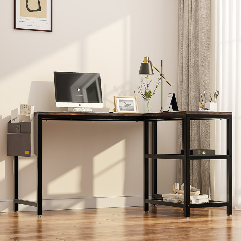Akoowo L-Shaped Computer Desk