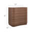 Commode compacte incurvée à 3 tiroirs Mirae-116933202