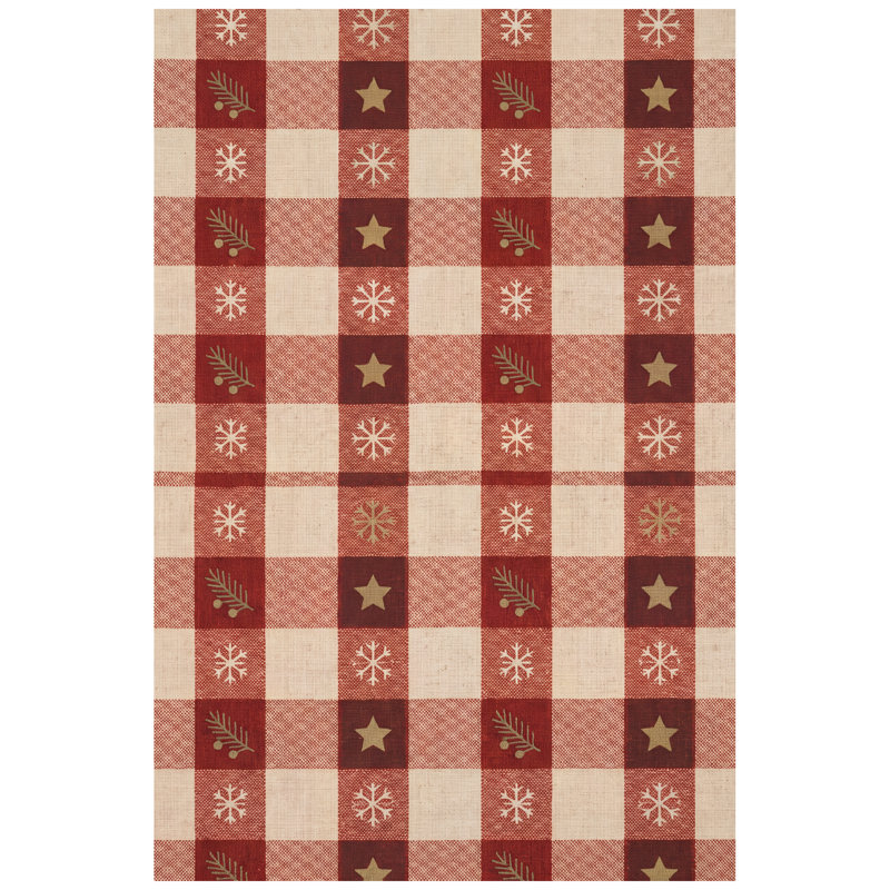 Tapis Pamukova Christmas, Tapis de couloir 2 pi 11 po x 15 pi 9 po