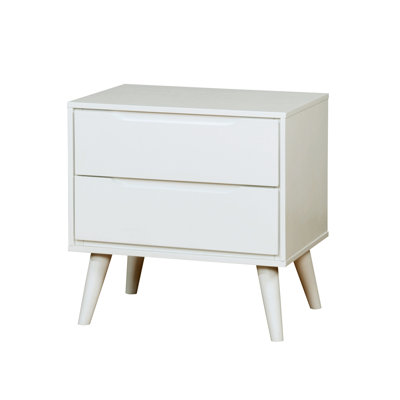 Stalter 2 - Drawer Solid Wood Nightstand