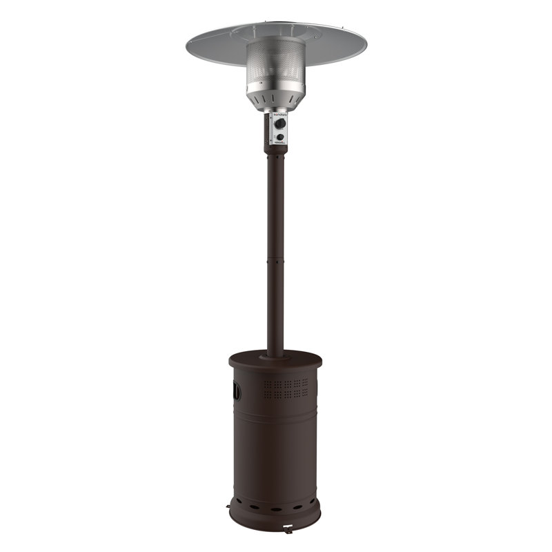Henna Bronze 48,000 BTU Propane Patio Heater with Wheels
