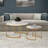 36" Faux Marble and Steel Round Nested Coffee Tables-659956438