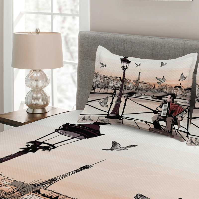 Music Eclectic Polyester Coverlet