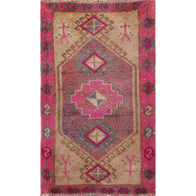 Tapis turc tribal en laine Anatolian