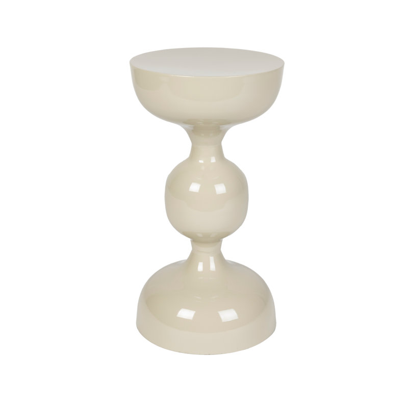 Table d'appoint Lars, Blanc