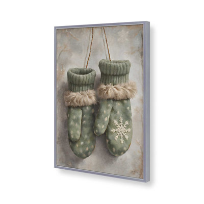 «Winter Mittens» par Jo Moulton, reproduction d'art sur toile