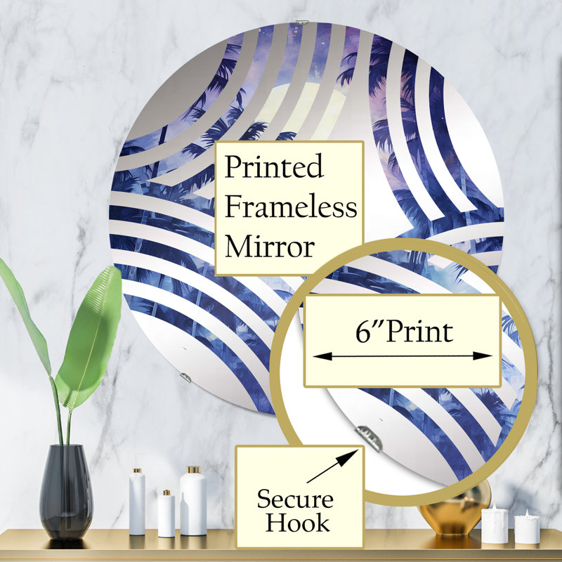 Circle Mirror, 31.4" x 31.4"
