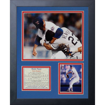 Souvenirs encadrée nolan ryan combat