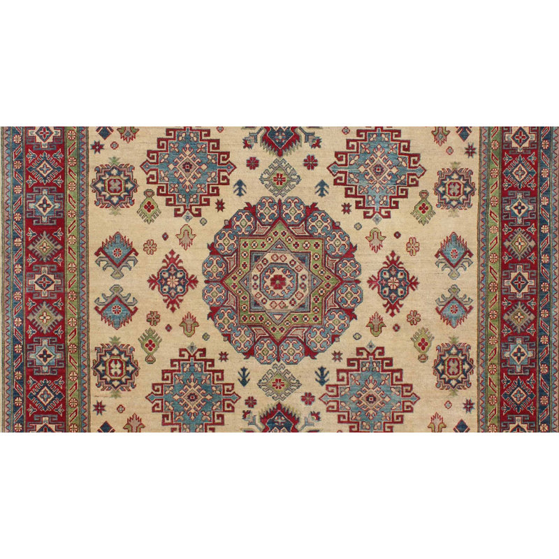 Akria Rectangle 236 cm x 291 cm Geometric Hand Woven Area Rug