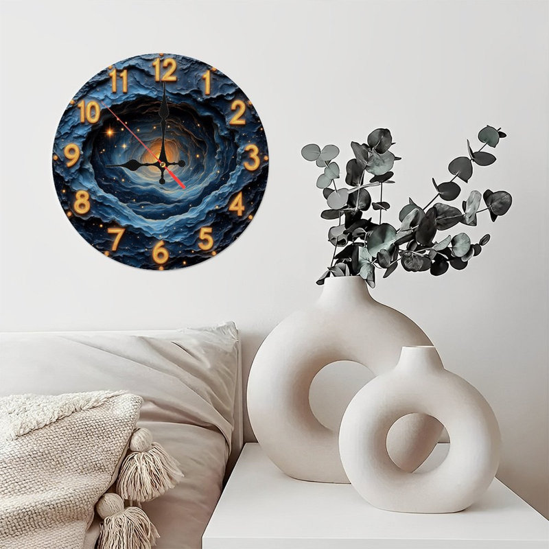 Horloge cosmique, chiffres lumineux
