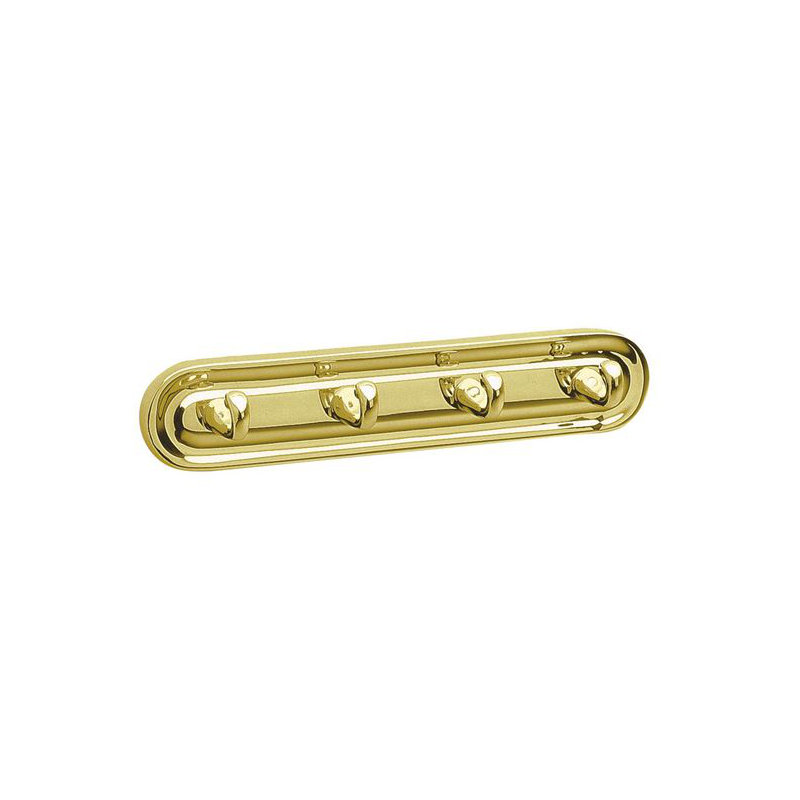 Wall Mounted Hook, Polished Brass