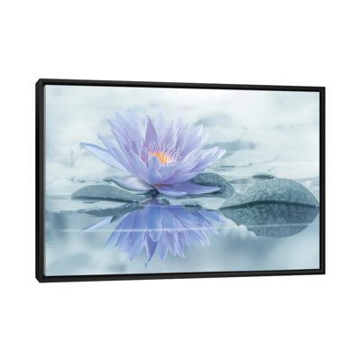 Reflection 1 Piece Floater Frame Wall Art on Canvas