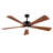 Solid Wood Ceiling Fan With Light