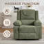 Fauteuil inclinable surdimensionné avec massage-1059025082