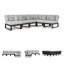 Canapé modulaire d'extérieur 6 pièces Jennings-123383307-123383305