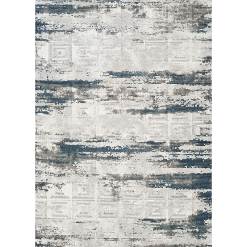 0,44 po Tapis fabriqué à la machine de style contemporain, décontracté et moderne, à poils courts et gris, avec un support 100% jute, teinté, adapté aux zones à forte circulation