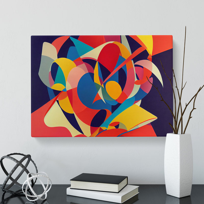 Splendid Abstract Art - Wrapped Canvas Print, 35cm H x 50cm W x 3cm D