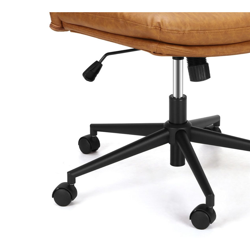 Chaise de bureau Lisandra, Brun