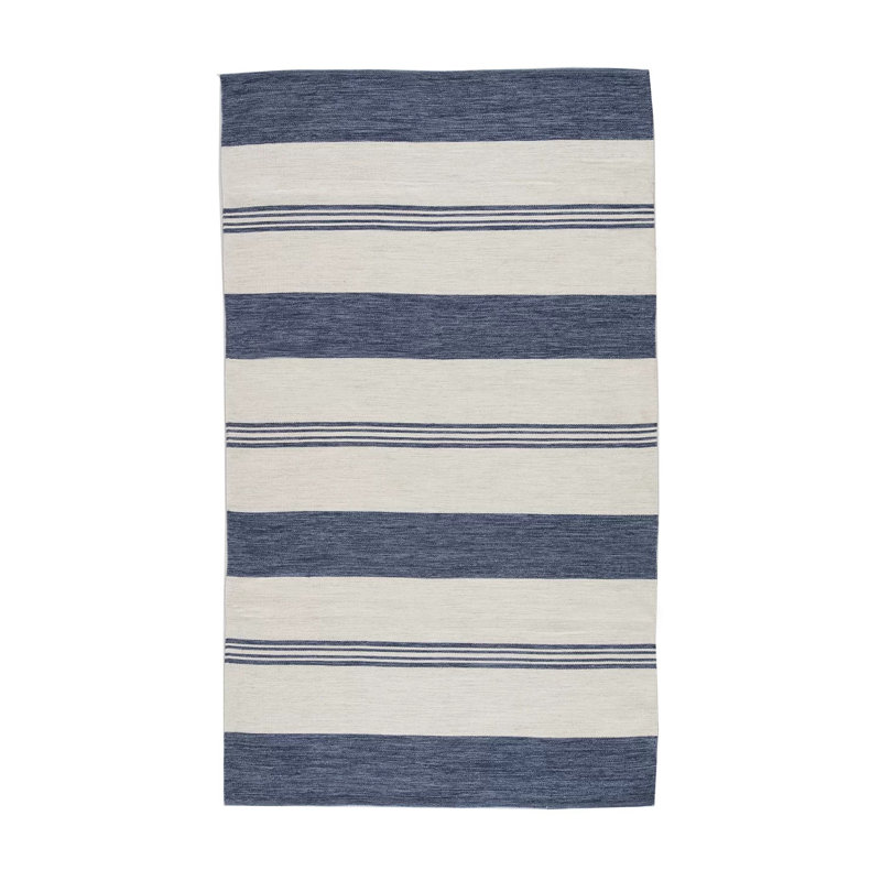 Striped Indoor / Outdoor Rug, Runner 2'6" x 8'