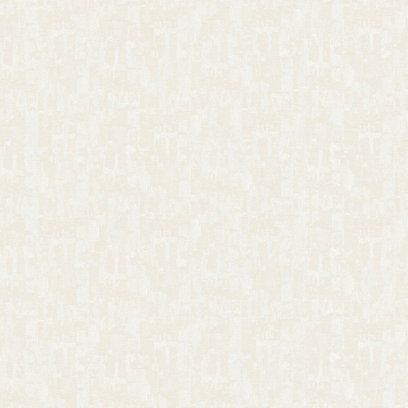 Riehl 10.05m x 70cm Matte Wallpaper Roll, Cream/White