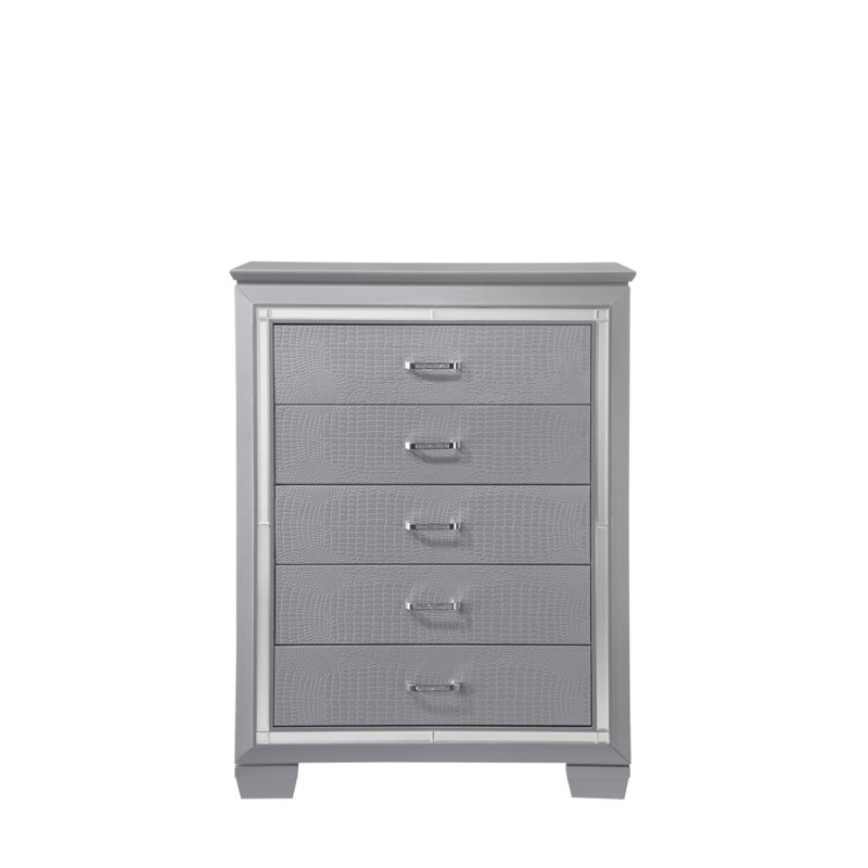 Miroir à commode haute 5 tiroirs 1Pc