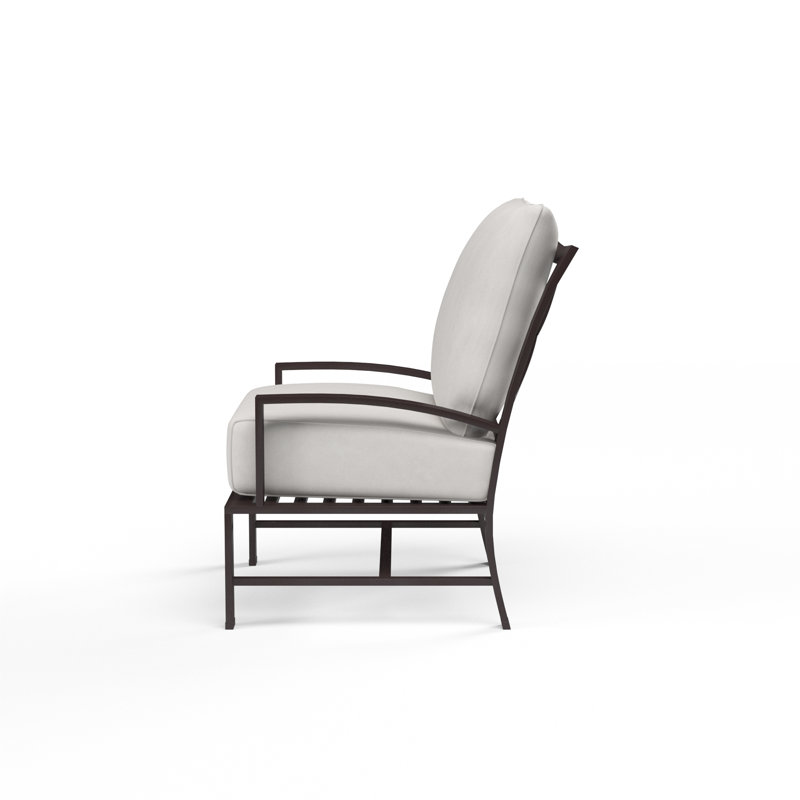 La Jolla Outdoor Lounge Chair, Canvas Flax Sunbrella®
