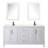 Daria 72'' Double Bathroom Vanity with Carrara Marble Top-40066247-70404273-70404272