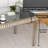 Adelais 59" Antique Mirrored Dining Table