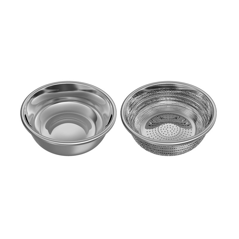 Stainless Steel Mixing and Colander Bowl Set