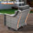 Emanuell 5 - Person  Patio Conversation Sets, Premium All-Weather Wicker Patio Sofa Set with Cushions-1664603251
