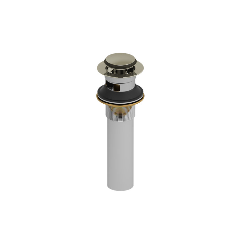 Push Drain with Overflow
