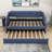 Venancio Twin Size Upholstered Daybed with Twin Size Trundle and Slat Support-613696366