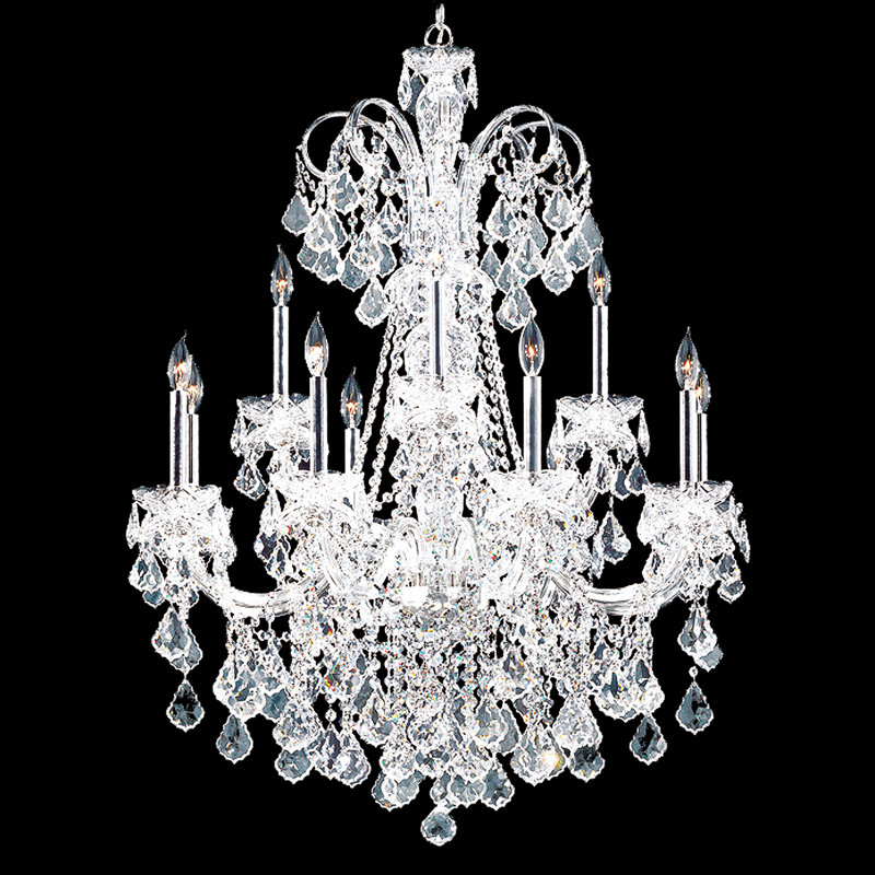 Maria Elena Chandelier, 42" H x 33" W x 33" D, Swarovski Strass