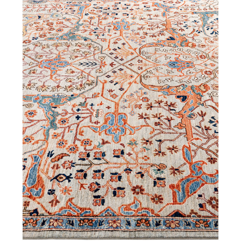 Serapi One-of-a-Kind 7' 11" X 9' 11" Hand Knotted Area Rug