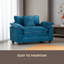 Canapé Cloud, siège simple, canapé modulaire moderne, pour chambre à coucher et appartement dans le salon, coussin de siège rembourré à double couche confortable, tissu chenille respirant-947139810