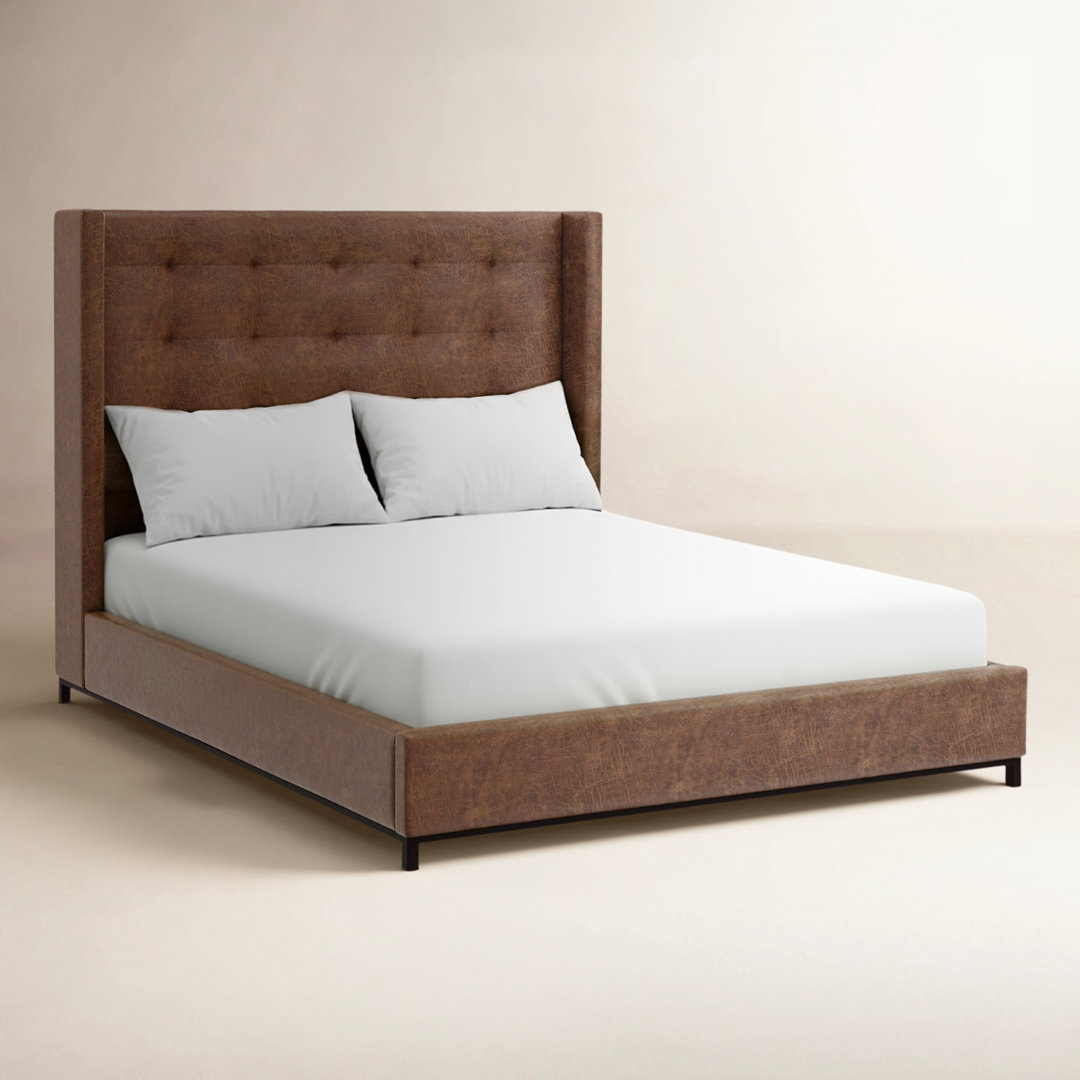 Dante Upholstered Wingback Bed Birch Lane™ 