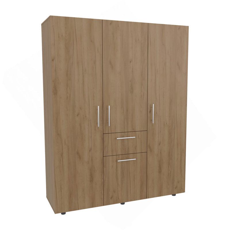 Armoire, 2 portes, 5 tablettes, 1 tiroir