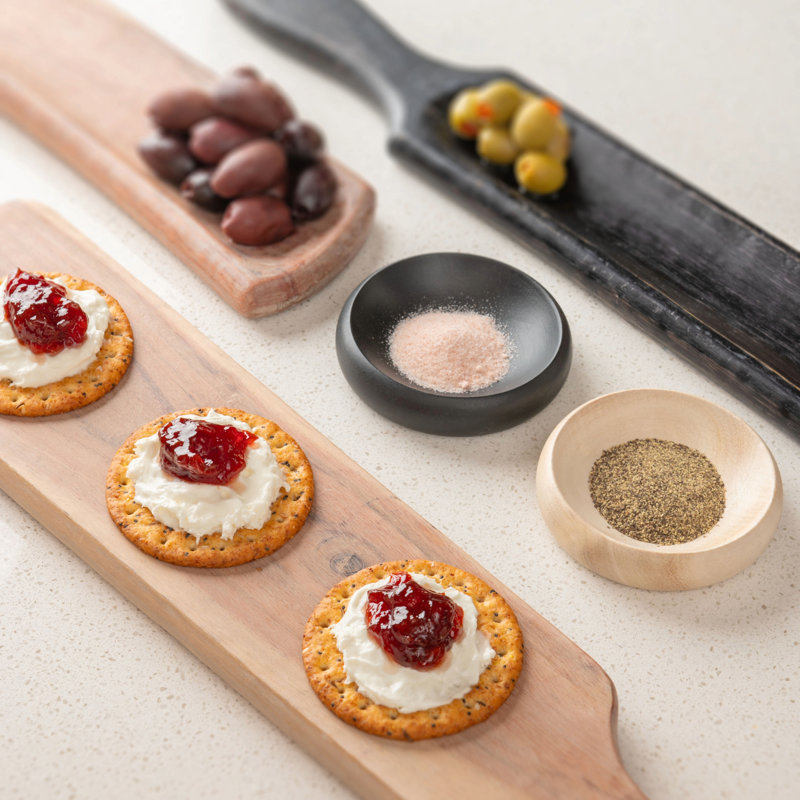 Flat Wooden Appetizer Trays