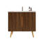 Meuble-lavabo 36 po avec lavabo en céramique, portes à fermeture douce et tablettes réglables