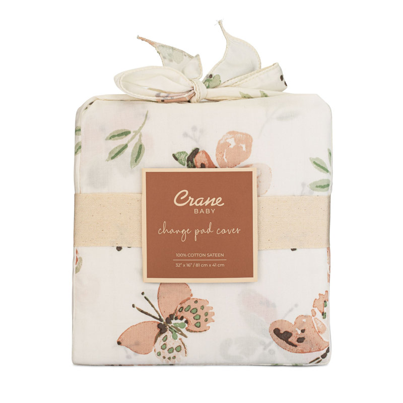 Parker Quilted Change Pad Cover (butterfly)