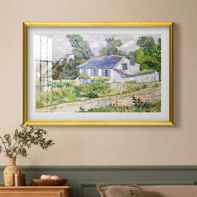 Maisons à Auvers, 1890 - Vincent van Gogh - Reproduction encadrée sur mesure