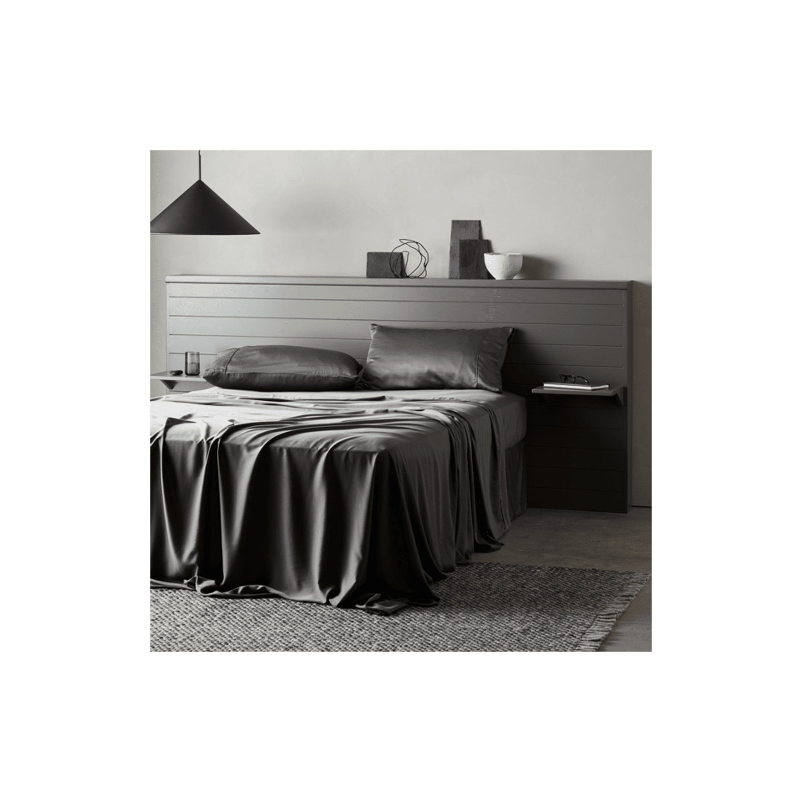 Signature Sateen Sheet Set, Twin Sheet Set with 2 Additional Pieces, Slate