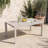 Rectangular Outdoor Aluminum Extendable Dining Table-1671504148