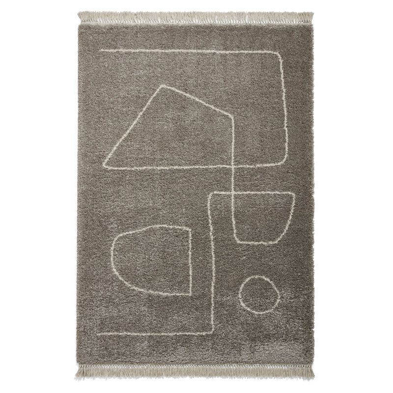 Teppich Nekizia in Grau, Rectangle 120 x 170cm