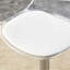 Tabourets de bar blancs pivotants et réglables à 360 ° - Sièges en polyuréthane, animal de compagnie de 2 pour les bars, restaurants, réception Facile à installer (2), design moderne pour les restaurants
