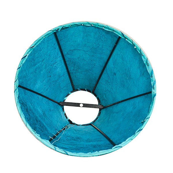 Gradon Rawhide Lampshade in Turquoise