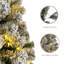 Arbre de Noël avec lumières épinette réaliste Lelaina-606396239